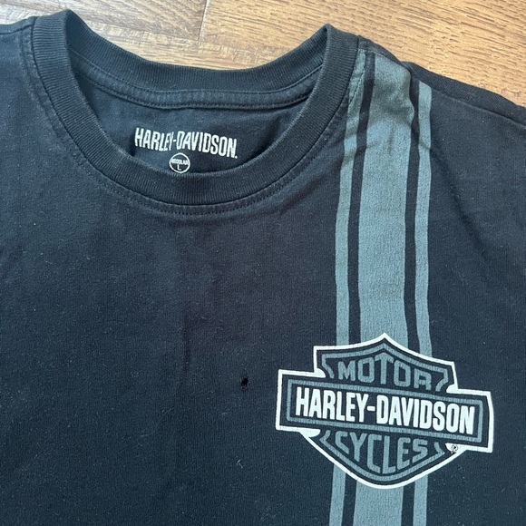 Mens Harley Basic Logo Tee Large - Picture 2 of 2